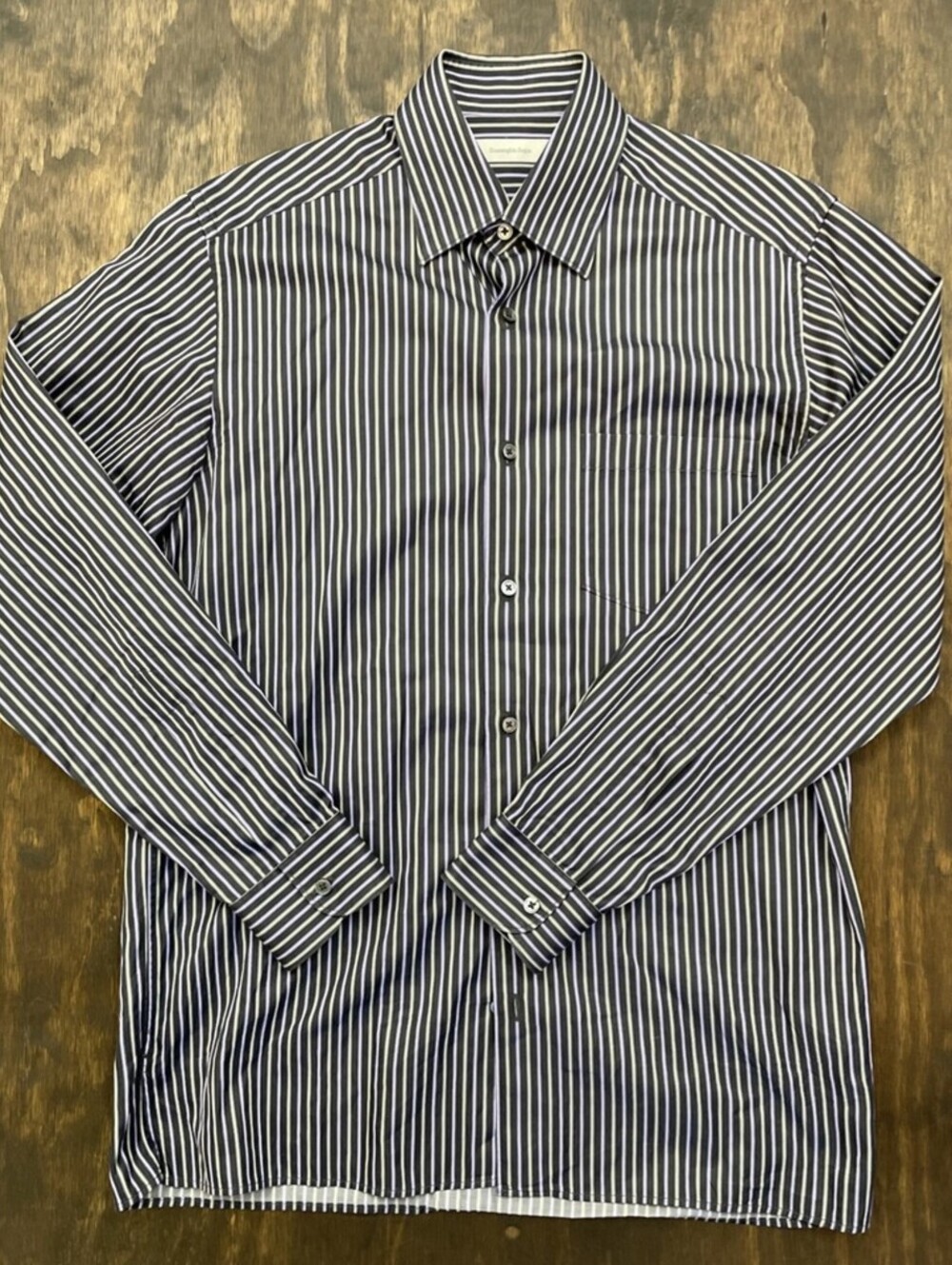Ermenegildo Zegna Shirt Striped Button Up Italy M